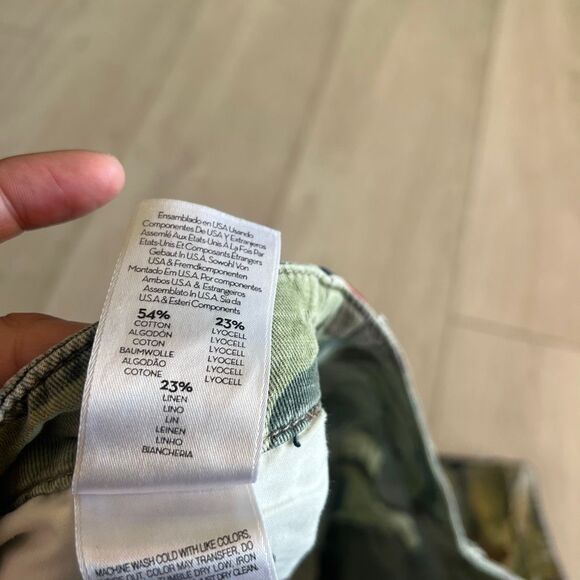 Mother the no zip misfit in girl boy etc wash camp pants Size 25 - Picture 11 of 13